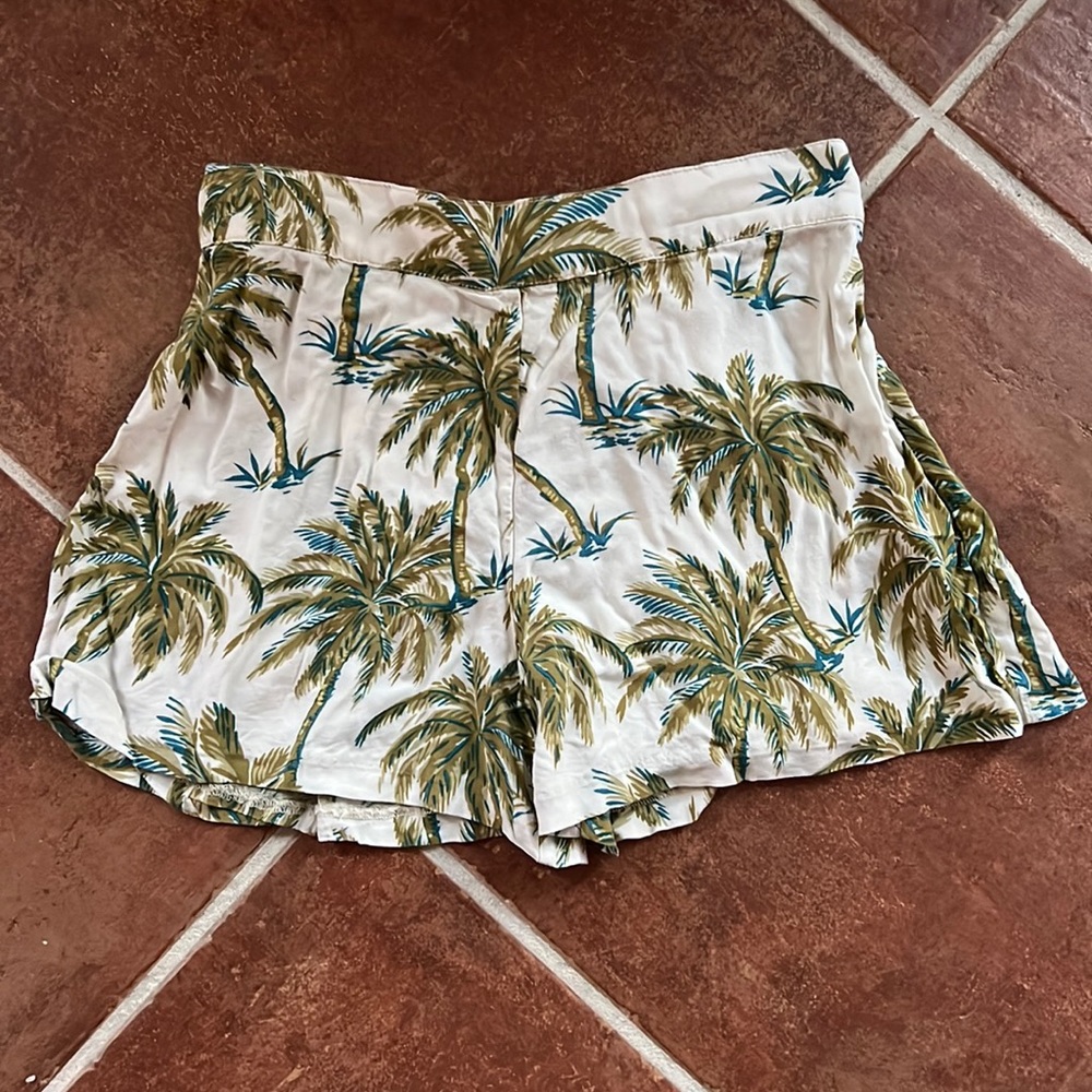 Hawaiian print shorts